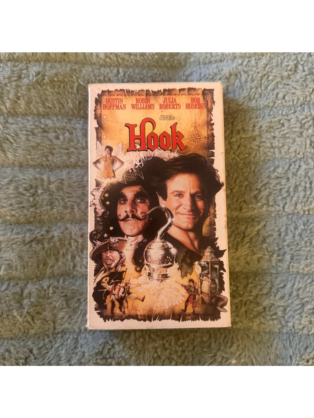 Hook VHS (1991) Robin Williams Dustin Hoffman Fantasy Adventure